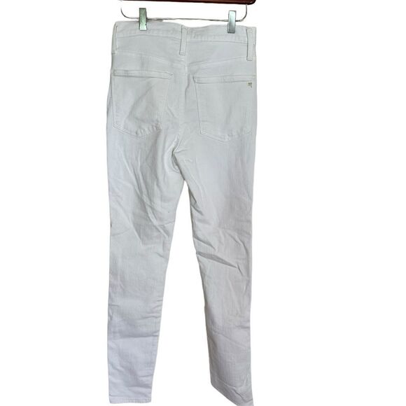 Madewell White 10" High Rise‎ Skinny Stretchy Jeans Size 27 - Picture 2 of 11